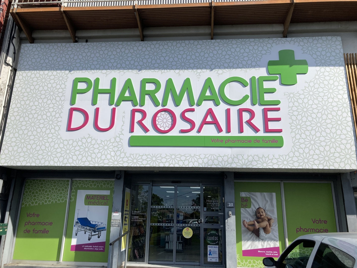Façade Pharmacie Rosaire